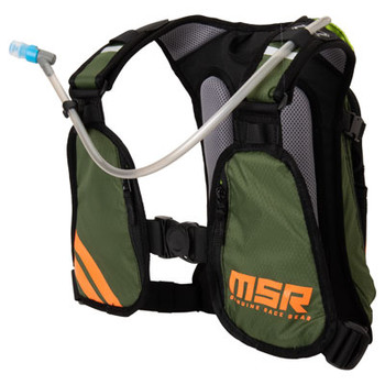 MSR Enduro Hydration Pack 2 Liter :One Size Fits Most:Military/Orange-Dual Sport