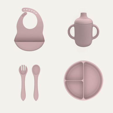 HILO² Silicone 5-Piece Feeding Set