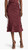 HOUSE OF CB SIDONIE LACE UP SATIN TRUMPET MIDI
