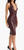 JAQUETTA LACE-UP FAUX LEATHER HALTER DRESS