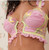 FLUTTERLY CHIFFON RUFFLES PAIR PERFECTLY WITH BUTTERFLY EMBROIDERY ON THIS ULTRA-FEMME, WEAR EVERYWHERE TOP!

***LIGHTLY LINED, UNDERWIRE, CAGE-BACK STYLING & FRONT LACE-UP DETAIL!***