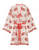 BE SIMPLY STUNNING IN THIS ELEGANT & CLASSY SHEER ROBE DECORATED WITH ROSE EMBROIDERY IN AN ARTISTIC HAND-DRAWN LOOK!