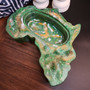 Emerald City. Hot Luxe. A Hot Mess Candle Co. Africa Candle. African art piece. Candle holder. African candle holder.