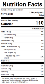 nutrition View Product Image