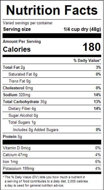 nutrition View Product Image