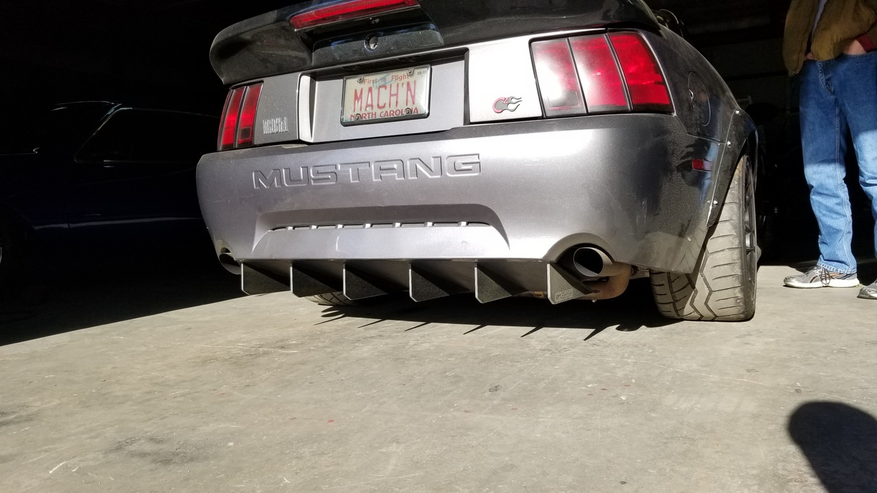 99 04 V6 Gt Mach 1 99 01 Cobra Rear Diffuser Carter S Customs Llc 99 04 V6 Gt Mach 1 99 01 Cobra Rear Diffuser Carter S Customs Llc