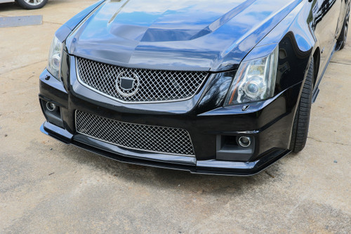 09-14 Cadillac CTSV Front Splitter Street 09-14 Cadillac CTSV Front Splitter Street