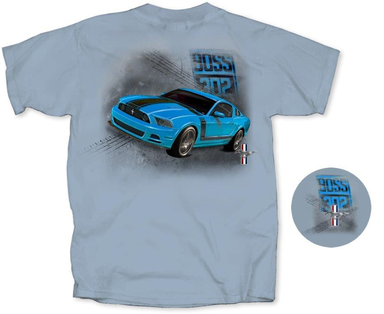 BOSS 302 Mustang - Grabber Blue T-Shirt 