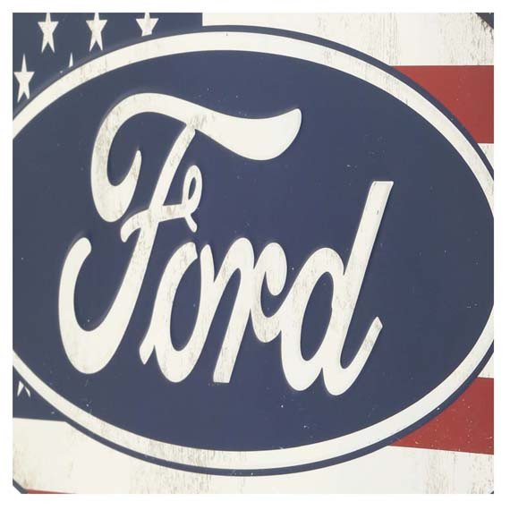 Ford Tin Sign - Thumbnail 2