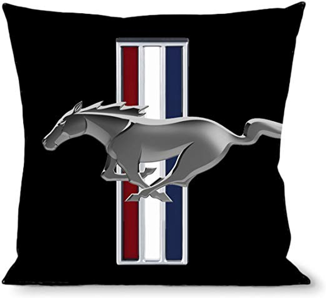 Pillow -Throw - Mustang Tri-Bar Logo