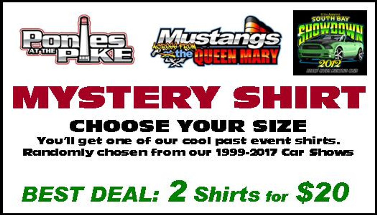Mystery Shirt - Past Car Show Apparel - 2 Shirts - StangStuff