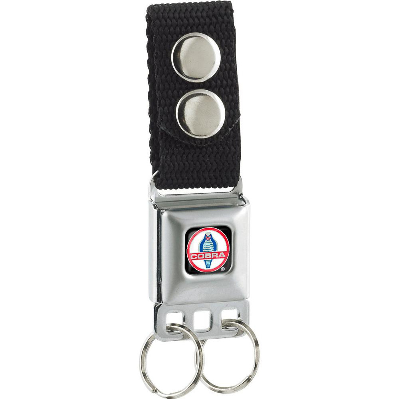 Buckle Keychain - Cobra Round Snake 