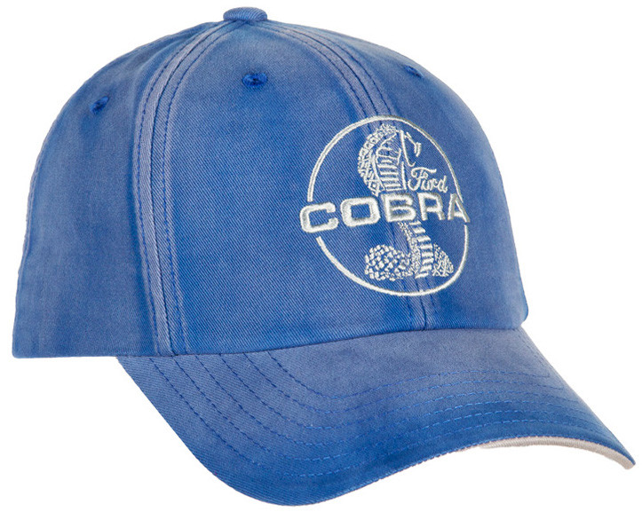 SVT / Shelby Cobra Mustang Vintage Style Blue Hat - StangStuff