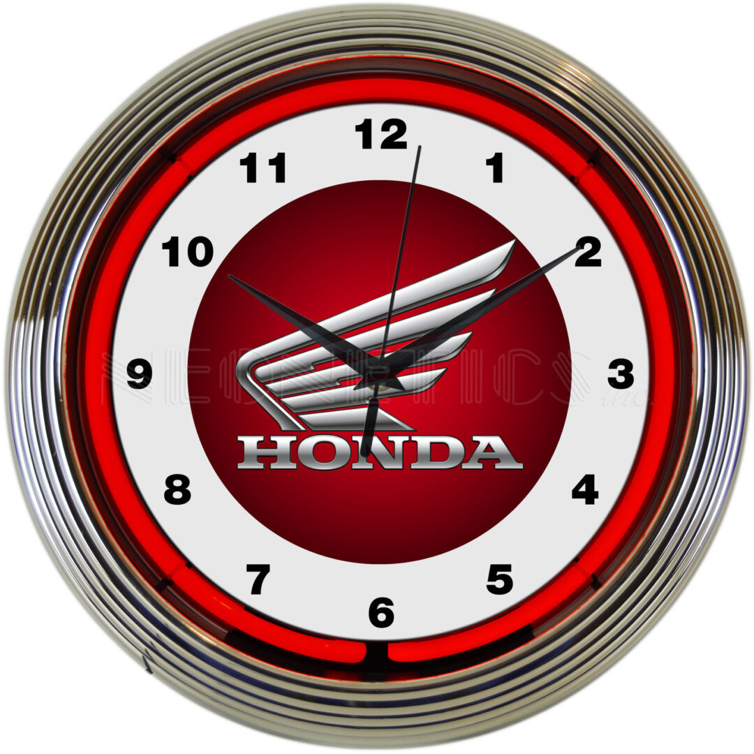 Honda Neon Clock - Thumbnail 3
