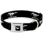 13"-18" x 1.5" Mustang/Ford Dog Collar - Wide/Small
