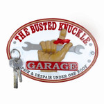 Busted Knuckle Oval Resin Key Rack