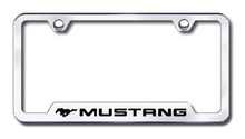 License Plate Frame - Mustang - Laser Etched Stainless Steel