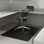 PitStop Chair Mat * Carbon Fiber or Diamond Plate Styles