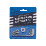License Plate Fastener Kit - Chrome Plated