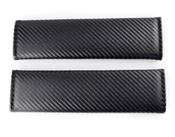 Seat Belt Shoulder Pads - Carbon Fiber Style