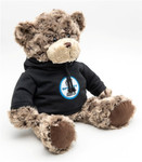 Teddy Bear with Black Shelby Hoodie