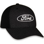 Ford Oval Heather Grey & Black Hat