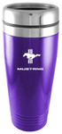Travel Mug - Purple - Mustang Tri-Bar Logo