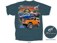 Ford Bronco Hit The Off Road T-Shirt in Green