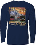 "A Few Horses Tucked in the Barn" Long Sleeve T-Shirt