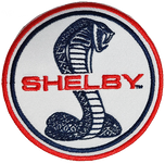 Patch - Shelby Snake Red White & Blue 3"