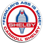 Magnet - Shelby's "Ferrari's Ass Is Mine"  3"