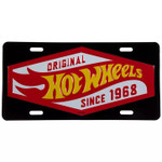 Hot Wheels Embossed Metal License Plate