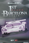 Saleen 1st Place Barcelona Spain S7 Supercar Poster