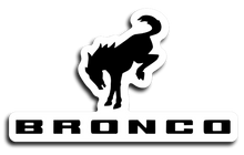 Ford Bucking Bronco Logo Decal 3"
