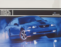 2003-2004 Mustang MACH 1 Hero Card Sales Brochure