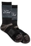 Socks - Ford Script Logo Black Strideline