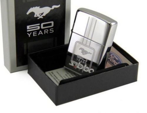 Mustang 50 YEARS Square ZIPPO Lighter