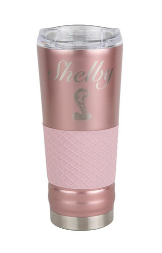 Travel Mug - Shelby Rose Gold Travel Mug Tumbler 24 oz