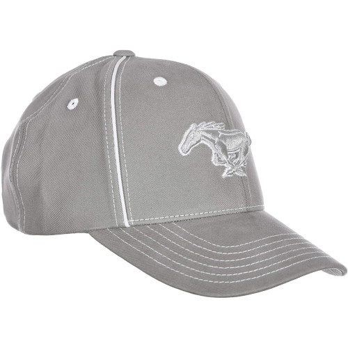 Ford Mustang Running Horse Lt Grey Hat