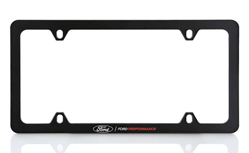 License Plate Frame - Ford Performance Thin Rim Plastic License Plate Frame - Ford Performance Thin Rim Plastic