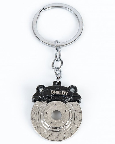 Key Chain - Shelby Spinning Brake Rotor in Black
