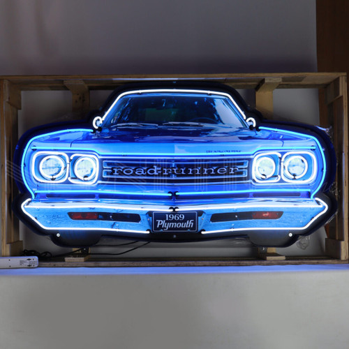 Plymouth Road Runner Grill Neon Sign - HUGE * 5 Ft Wide