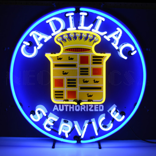 Neon Sign - Cadillac Authorized Service 5CADSR