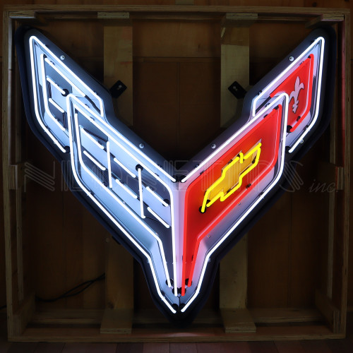Chevrolet Corvette C8 Logo in Steel Can - 42" 9C8COR