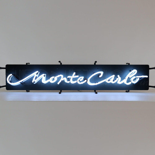 Monte Carlo Junior Neon Sign With Backing 35"  5SMLMC Monte Carlo Junior Neon Sign With Backing 35"  5SMLMC