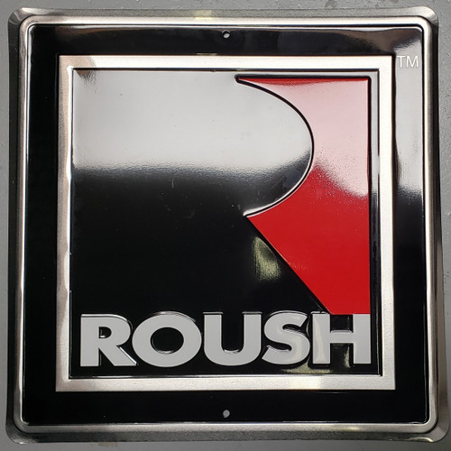 ROUSH Logo Metal Sign - 12"