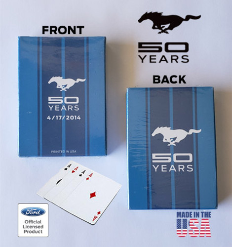 Mustang Playing Cards - 50 YEARS Mustang Playing Cards - 50 YEARS