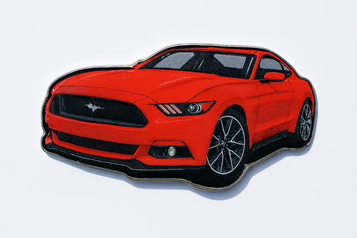 Pin - Late Model Red Mustang Lapel Pin Pin - Late Model Red Mustang Lapel Pin