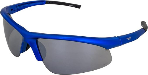 Ambassador Sunglasses - Flash Mirror Lenses - Blue Metallic * Safety Rated Ambassador Sunglasses - Flash Mirror Lenses - Blue Metallic * Safety Rated