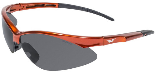 Fast Freddie Safety Sunglasses in ORANGE - Smoke Lens Fast Freddie Safety Sunglasses in ORANGE - Smoke Lens